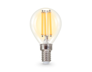 Филаментная светодиодная лампа Ambrella Light Bulbing E14 15W 2700K шар 451533