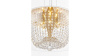 Подвесная люстра Lumina Deco Disposa LDP 7018-500 PR+F.GD