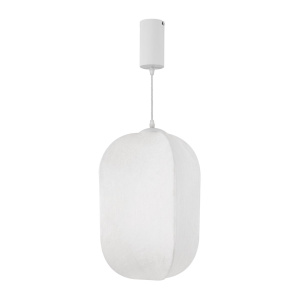 Подвесной светильник Arlight SP-SETA-HANG-L410х300-7W Warm2700 (WH, 320 deg, 230V) (IP20, Натуральный шелк) 056883