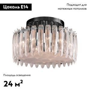 Потолочная люстра Delight Collection MD22027002 MX22027002-D65 matt black