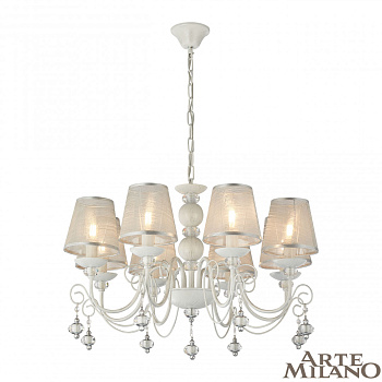 Подвесная люстра Arte Milano 347620/8 WT+SL
