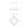 Насадка кадрирующая Arlight LGD-CROPLENS-R85 (BK) 046746