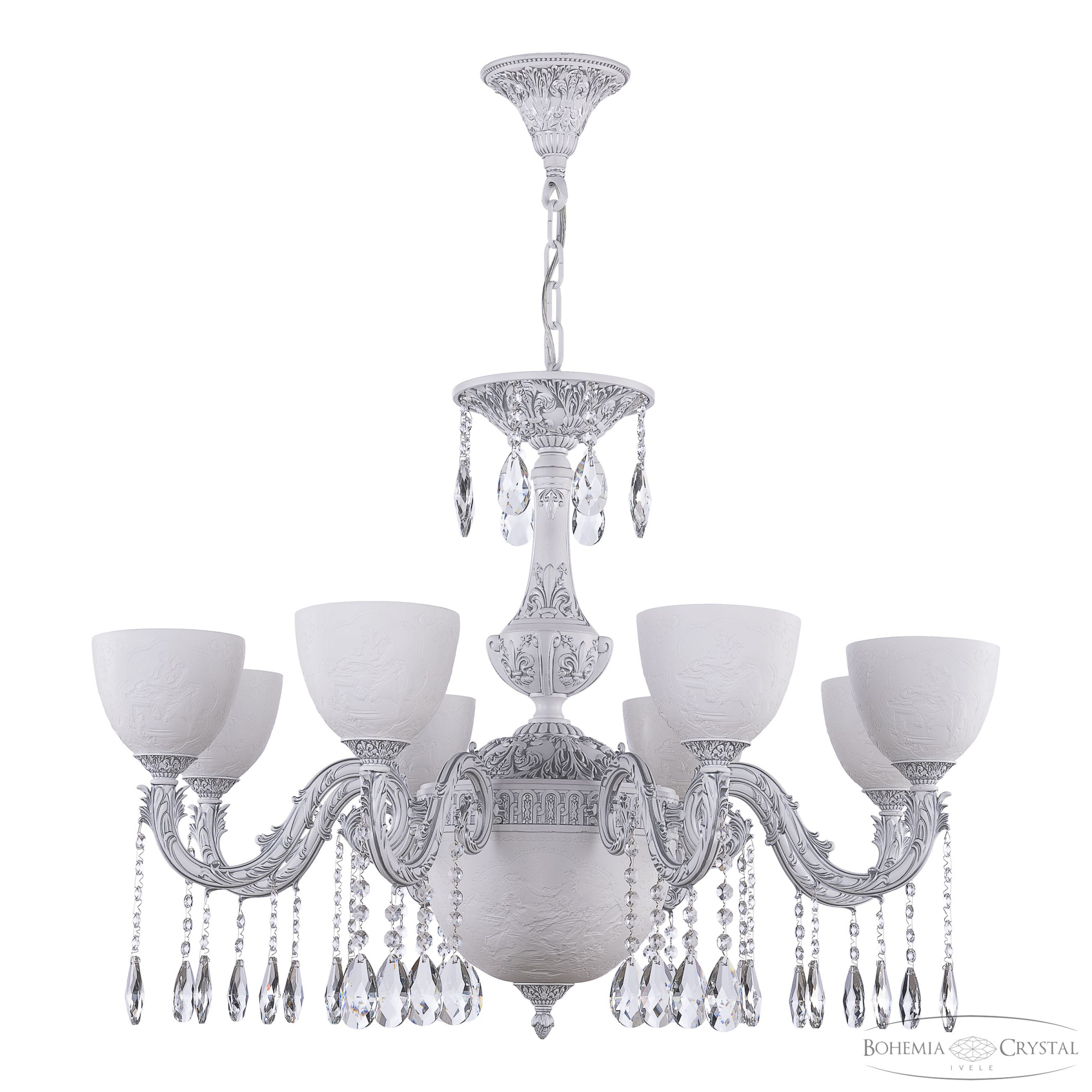 Подвесная люстра Bohemia Ivele Crystal AL79101P/8/250 A WMN P1 U Pair