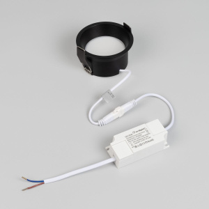 Встраиваемый светильник Arlight MS-BREEZE-BUILT-R82-9W Warm3000 (BK, 80 deg, 230V) (IP20 Металл) 036619(1)