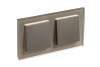 Рамка 2-ая Systeme Electric AtlasDesign Nature Стекло шампань ATN320502