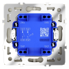 Выключатель с самовозвратом двухклавишный Voltum S70 VLS020605 (сталь)