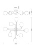 Потолочная люстра Arte Lamp Andrea A8141PL-8BK