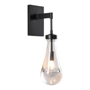 Бра DeLight Collection Raindrop MT9093-1W black brushed gold