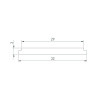 Экран Arlight LINE-3560-BENT-SIDE-2M OPAL 062982