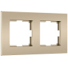 Рамка на 2 поста Werkel Slab (шампань софт) W0022911 4690389218378 a071624