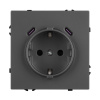 Механизм розетки с USB зарядкой Arlight SCT-NOBE-MUCC-SFPL-GR (230V, 16A) 061816
