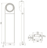 Ландшафтный светильник Arte Lamp San Francisco A1831PA-1BK