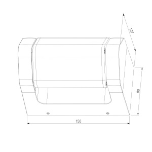 Уличный настенный светильник Elektrostandard DORS 35163/D черный 4690389219306 a072077