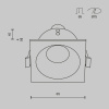 Встраиваемый светильник Maytoni Technical Downlight Zoom DL033-2-01W-1(N)
