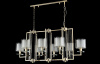 Подвесная люстра Crystal Lux Nicolas NICOLAS SP8 L1000 GOLD/WHITE