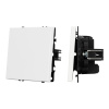 Выключатель перекрёстный 1 кл софт-тач белый кварц Arlight SWT-MKX1-SFPL-WH (250V, 10A) 054234(1)
