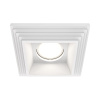 Встраиваемый светильник Maytoni Gyps Modern DL005-1-01-W-1