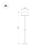 Ландшафтный светильник Arlight KT-ENOKI-BOLL-H600-2W Warm3000 (WH, 100 deg, 24V) 050672