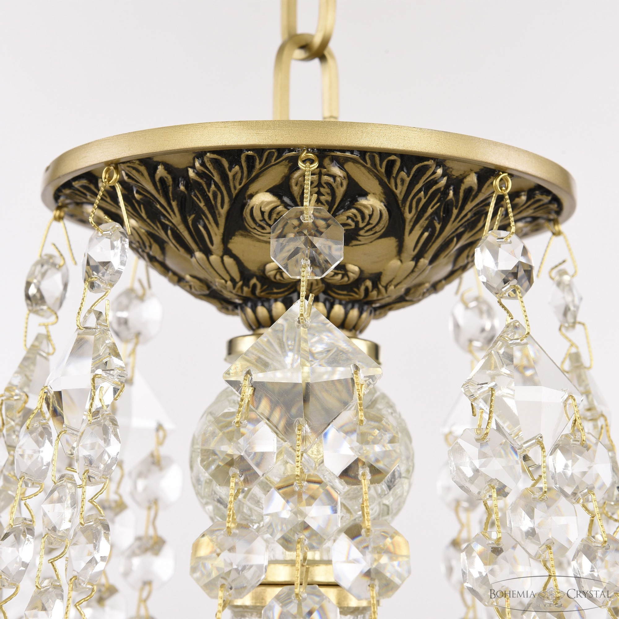 Подвесная люстра Bohemia Ivele Crystal AL16315/8/200 AGB