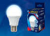 Лампа светодиодная (UL-00005034) Uniel E27 16W 4000K матовая LED-A60 16W/4000K/E27/FR PLP01WH