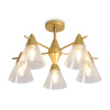 Люстра на штанге Freya Blissa FR5588CL-05BZ