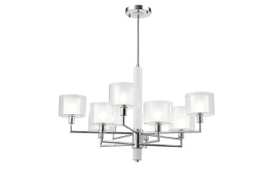 Люстра на штанге Crystal Lux MAESTRO SP-PL5+5 CHROME