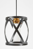 Подвесной светильник Lumina Deco Astila LDP 1242-1 BK+MD