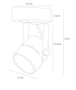 Спот Arte Lamp Mizar A1311AP-1WH