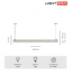 Подвесной светильник Lightera Luara LE102L-180G WIFI