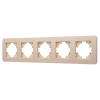 Рамка на 5 постов алюминиевая Arlight FRM-AKIRY-SFAL-5-GD 049748