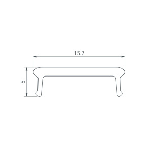 Экран призматический Arlight LINE-W16-2000 BLACK (Пластик) 063965