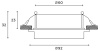 Встраиваемый светильник Hesby Lighting Vestby HSBL_0119