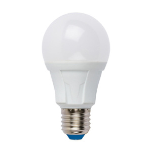 Лампа светодиодная диммируемая (UL-00004289) Uniel E27 12W 4000K матовая LED-A60 12W/4000K/E27/FR/DIM PLP01WH