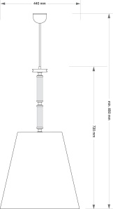 Подвесной светильник Kutek Sparone SPA-ZWD-1(N/A)
