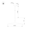 Подвесной светильник Arlight SP-Fiore-R250-8W Warm3000 035953