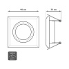 Встраиваемый светильник Gauss Backlight BL077