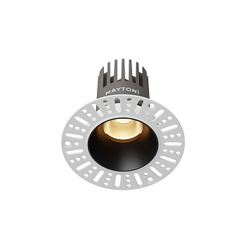 Встраиваемый светильник Maytoni Technical Dip DL124-10W-2.7K-TRS-B