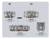 Подвесная люстра Ambrella Light High Light Crystal LH31205