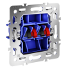 Механизм розетки акустической 4-местной Voltum S70 VLS0603M
