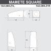 Уличный настенный светильник Fumagalli Mamete 1A3.000.000.AXZ1L