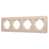 Рамка на 4 поста алюминиевая Arlight FRM-AKIRY-SFAL-4-GD 049745