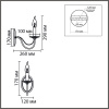 Бра Lumion Classi Incanto 8033/1W