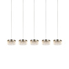 Подвесной светильник Delight Collection MD21020075 MD21020075-5B satin nickel