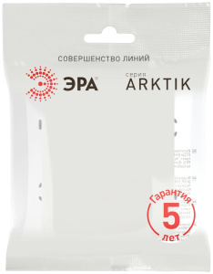 Переключатель Эра Arktik 16-1108-08 перекрёстный 10АХ-250В белый матовый Б0070391