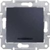 Переключатель кнопочный с синей подсветкой Schneider Electric Sedna 10A 250V SDN1520170