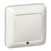 Выключатель 1-клавишный с подсветкой Schneider Electric Прима S16-053-BI