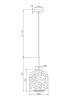 Подвесной светильник Maytoni Dolce MOD001PL-01CFL