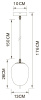 Подвесной светильник Arte Lamp Freddie A2232SP-1PB