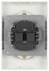 Розетка Эра Arktik 16-2105-04 двойная с заземлением 2X2P+E Schuko со шторками 16А-250В шампань Б0070457