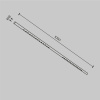 Трековый светильник Maytoni Points C101CL-L1000-24W3-6K-BS